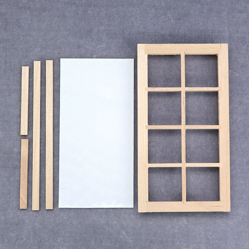 Small doll house, scale 1:12, DIY, 8 cells