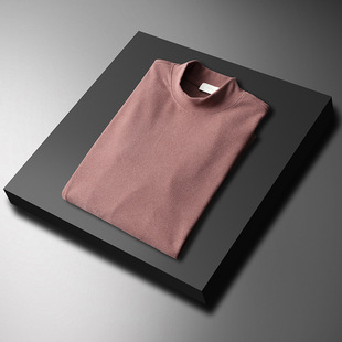 Guangzhou Garment Factory Undertakes Double-sided Fleece Base Shirt Men's Long Sleeve T-Shirt Processing Small Quantity Customization to Proofing