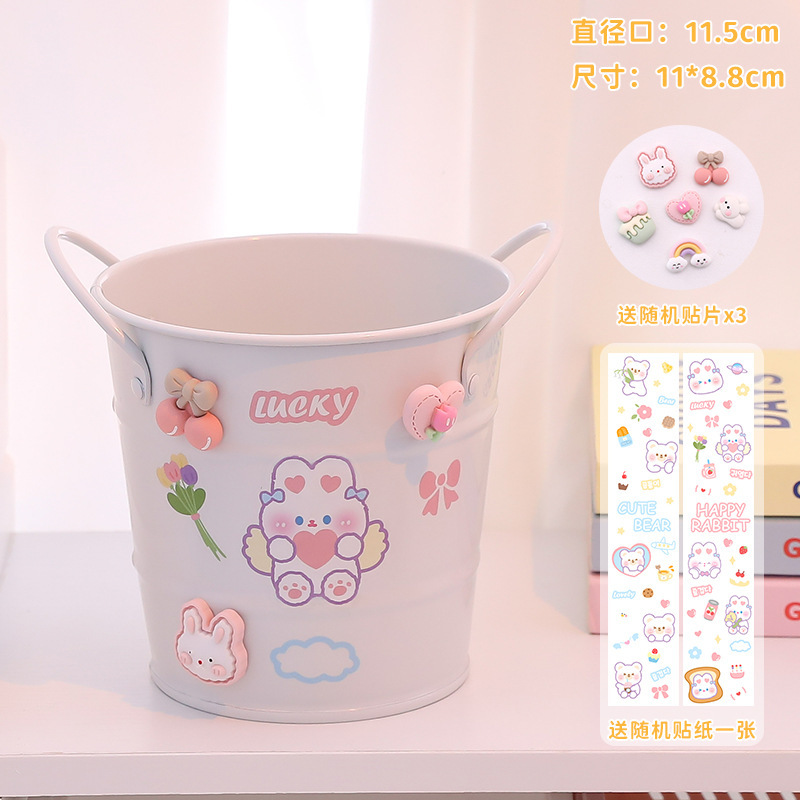 Titular de la pluma creativa DIY escritorio caja de almacenamiento chica corazón niños chica estudiante de gran capacidad simple titular de la pluma al por mayor