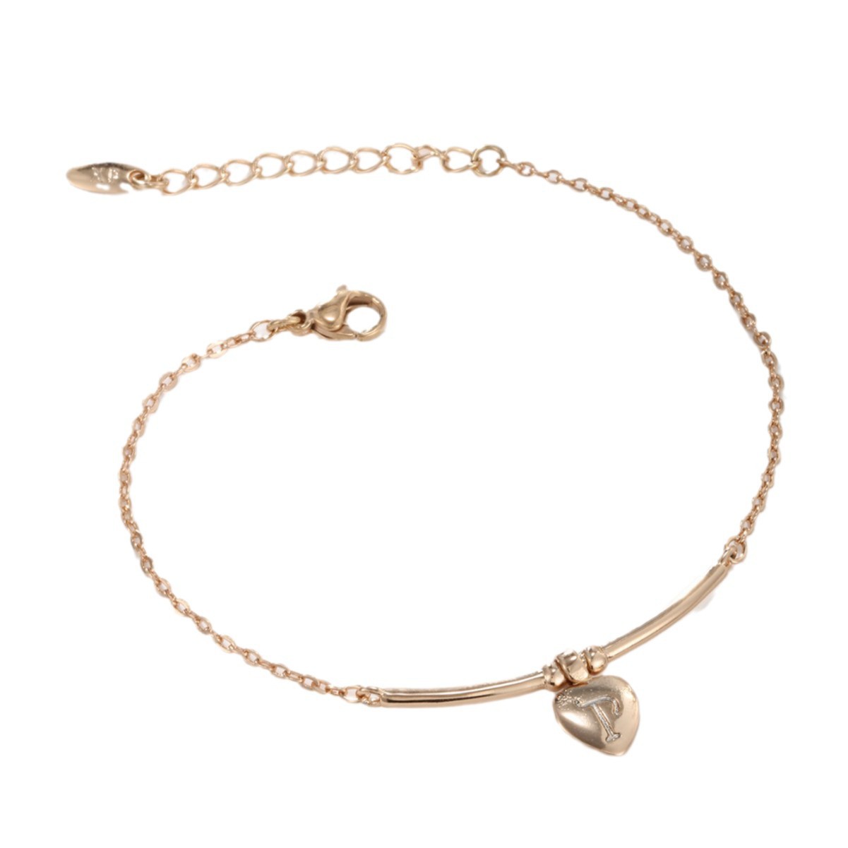 Xuping Europa y América de moda pequeña y exquisita letra de amor pulsera de moda femenina diseño de joyería de oro 18K al por mayor