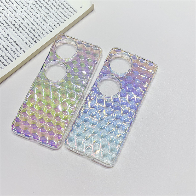 For Huawei Pocket2 Phone Case Laser Gradient P50 Treasure Box pocket2 All-inclusive TPU Protective Case