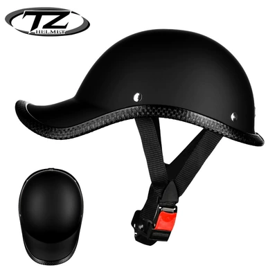 Electric Battery Car Helmet Retro Motosiklet kaskı (dəbilqə) - dumb-black-positive-and-negative-2-bands-free-size-55-62-head-circumference