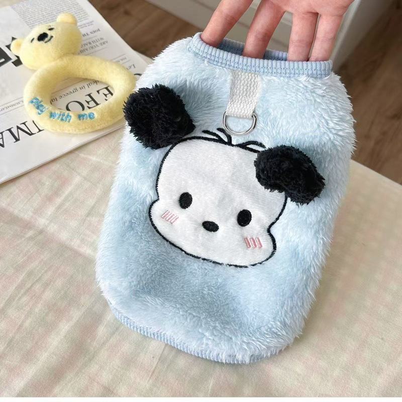 冬装新款ins可爱风加绒保暖宠物狗狗猫咪衣服泰迪比熊卡哇伊背心|undefined