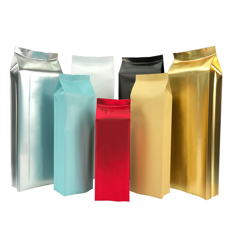 风琴咖啡包装袋250g500g食品铝箔袋无气阀咖啡豆咖啡粉包装茶叶袋