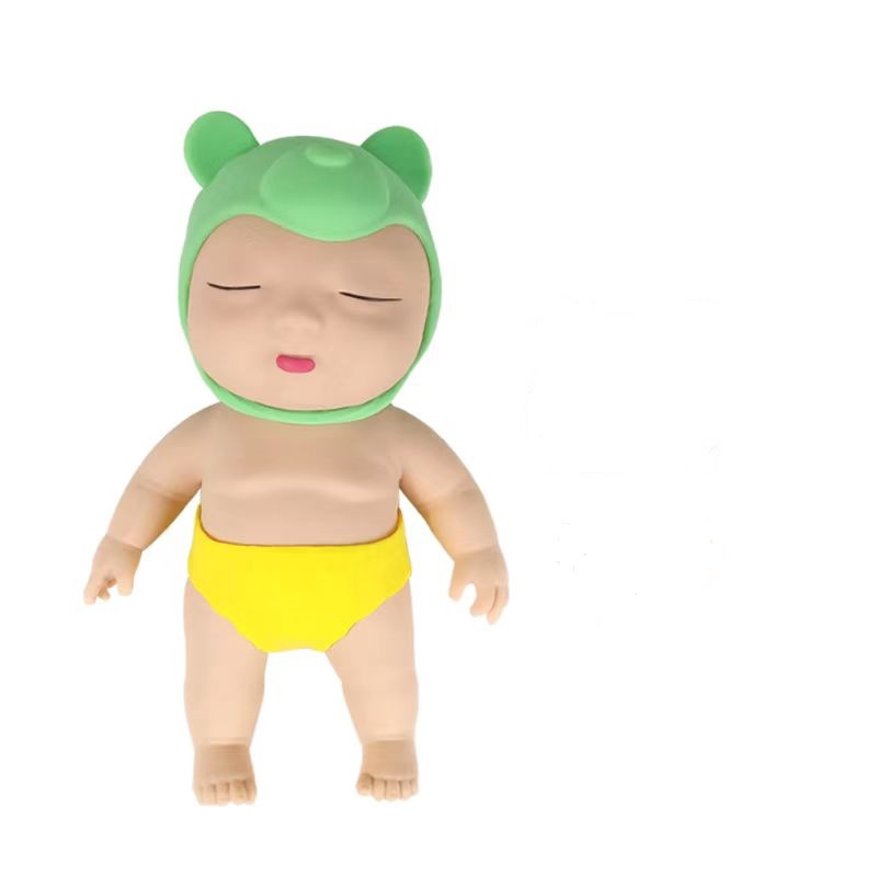 Muñeca de celebridad de Internet, pegamento suave TPR, arena, rebote lento, juguete de descompresión con bomba Q pellizcada, muñecas de la casa, explosión transfronteriza