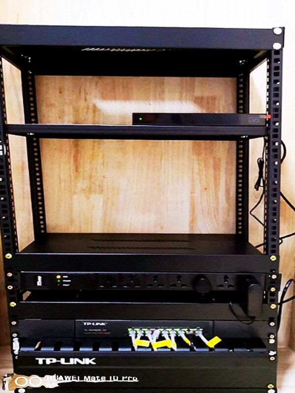 Home Cabinet Open Rack Router Optical Modem Server Rack Gaming Equipment Audio Rack 12U Accessories Storage