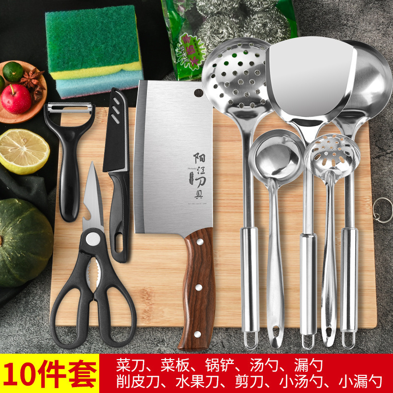 Cuchillo de corte de verduras 2 - en - 1 cuchillo de corte de tablero de corte conjunto de cocina dormitorio utensilios de cocina de corte de verduras de acero inoxidable
