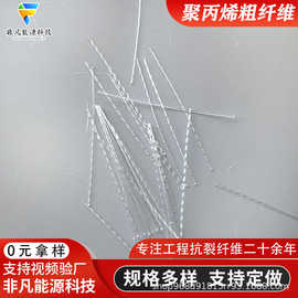 聚丙烯粗纤维厂家直发 混凝土增强分散性好仿钢聚丙烯粗纤维