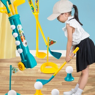 Children's golf club toy kindergarten ball boy toy 3-year-old baby outdoor sports set 2 baseball