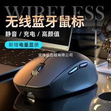 type-c接口无线蓝牙鼠标双模可充电式静音无声笔记本电脑家用办公