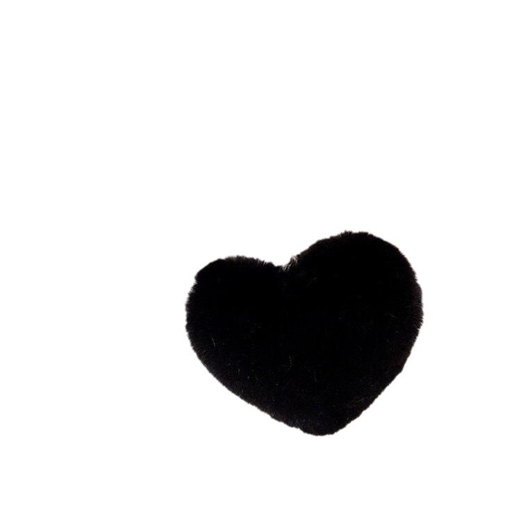 Fábrica al por mayor imitación de piel de conejo rex colgante de amor multicolor felpa corazón de melocotón llavero bolso en forma de corazón colgante de hebilla de anillo redondo