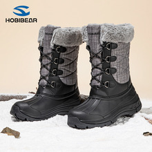 HOBIBEAR��������ʿ�������Iѩ��ѥ�Lë�q��ů��ѥ���^ѥ�S��ֱ�N