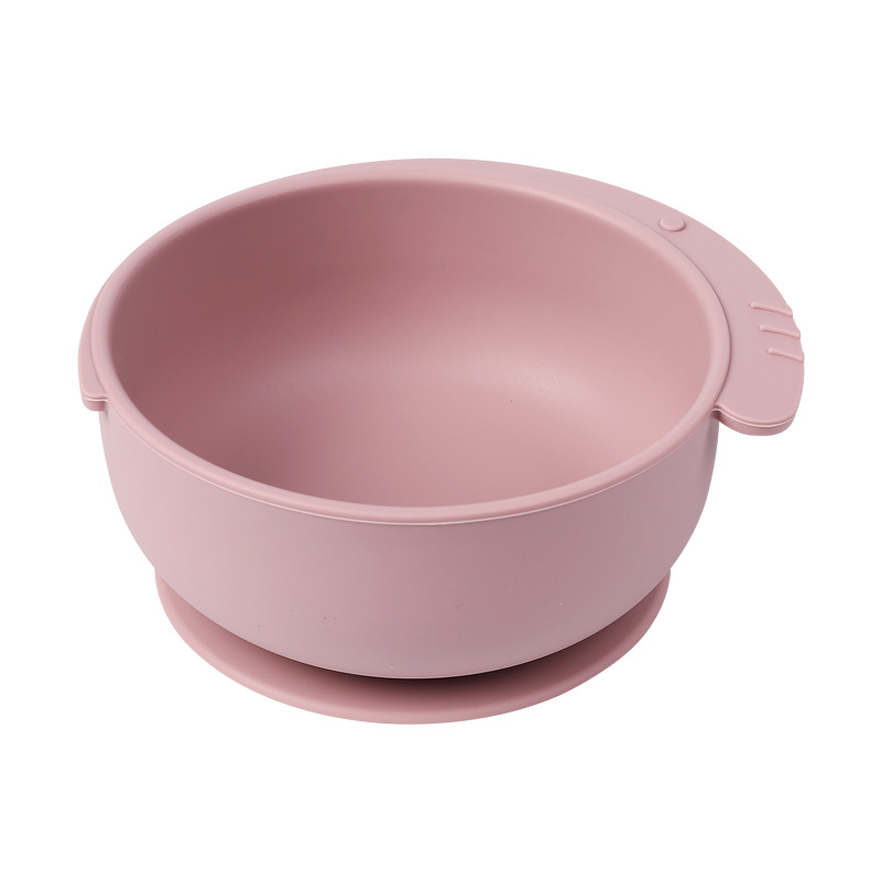 라이트 핑크 실리콘 코끼리 흡입 컵 그릇