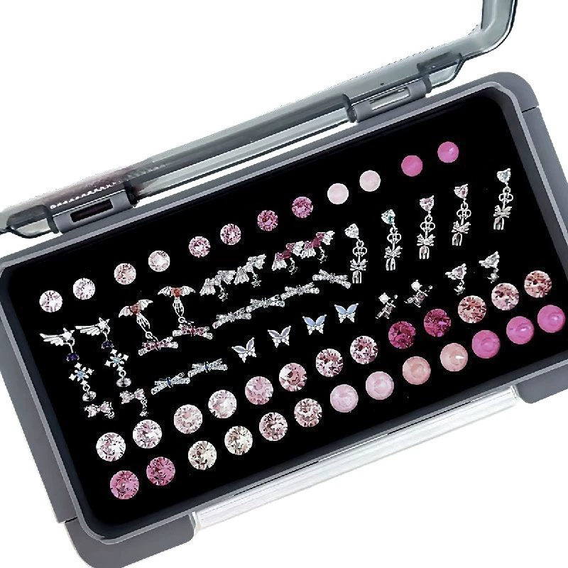 Jewelry Box Earring Ring Necklace Display Rack from Yomiego