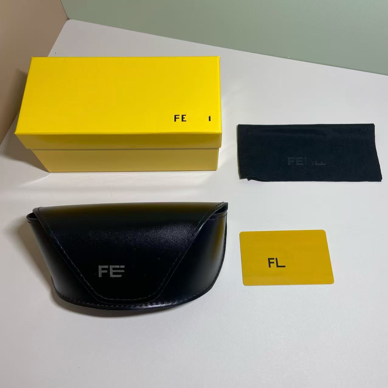 Inventario al por mayor nueva caja de gafas de alta calidad, caja de gafas de sol de alta gama, caja de gafas de sol, caja de paquete completa