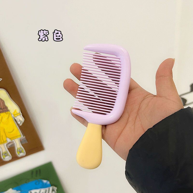 ポケットの櫛のアイスクリームの静電気防止の小さいサイズの中歯の高い顔の価値の子供の櫛は厚くて丈夫です。|undefined