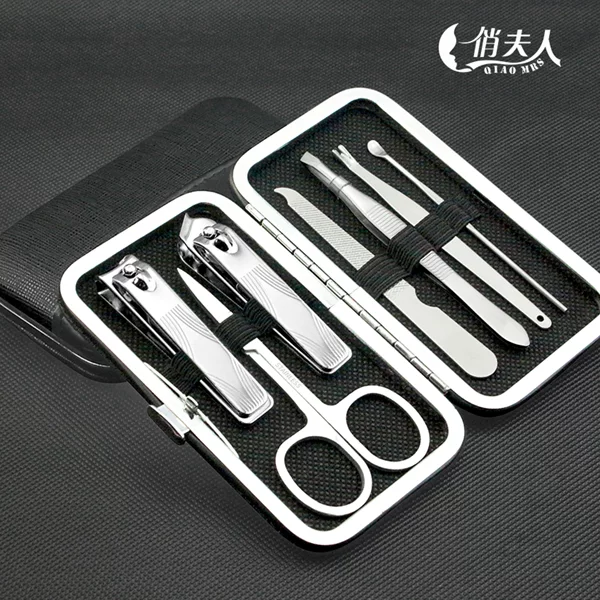 Pretty Lady Personal Care 7-Piece Nail Clipper Beauty Clipper Manicure Tool suit Custom Gift