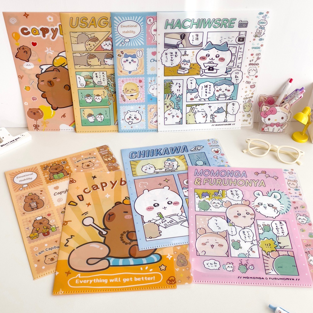 学生の中学生専用の答案用紙の収納袋の多層のファイルの答案用紙の整理の告知の回条の改ページの収納帳