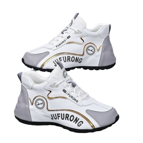 Men's Shoes 2026 Autumn New Casual Soft Sole Shoes Couples Style Versatile Leather Surface Breathable Men and Women Unisex Shoes