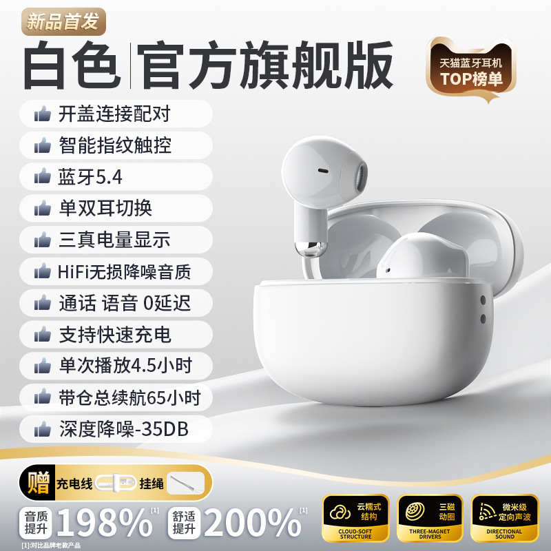 官方正品蓝牙耳机真无线入耳式降噪运动听歌游戏超长续航2025新款|undefined