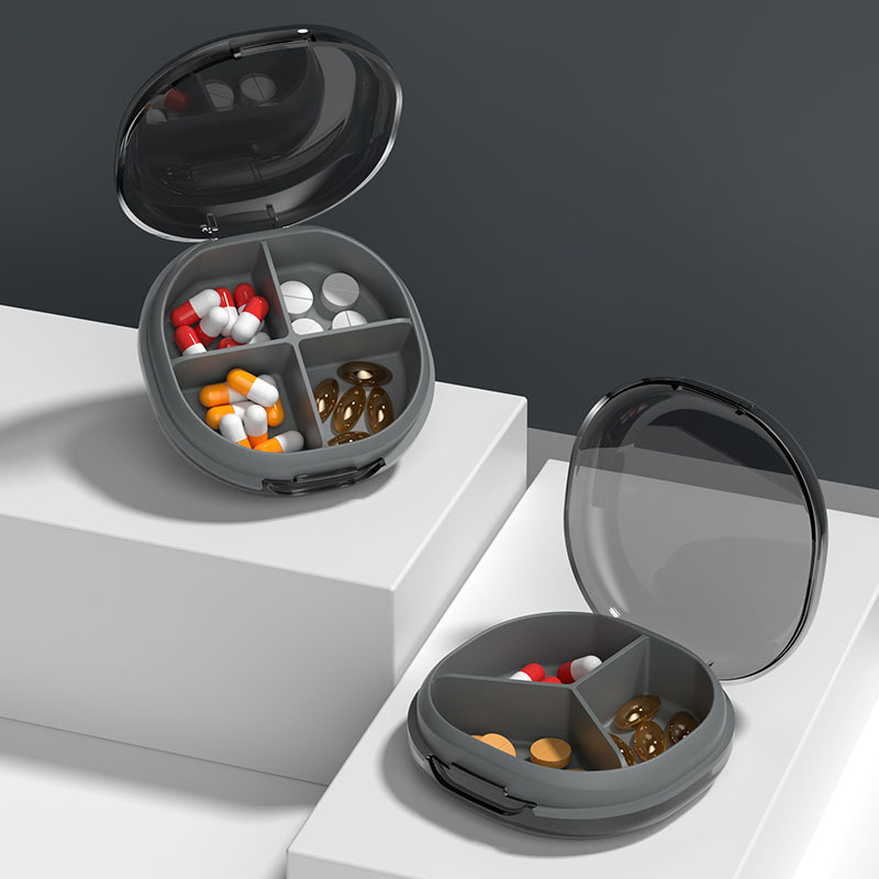 药盒三格四格随身便携迷你小药盒19-8