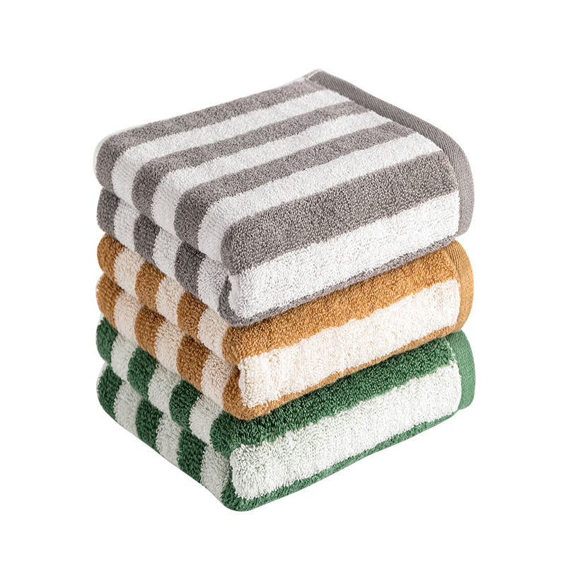 Toallas de algodón 34 * 74cm toallas de adultos de alto peso Jacquard toallas suaves absorbentes de agua