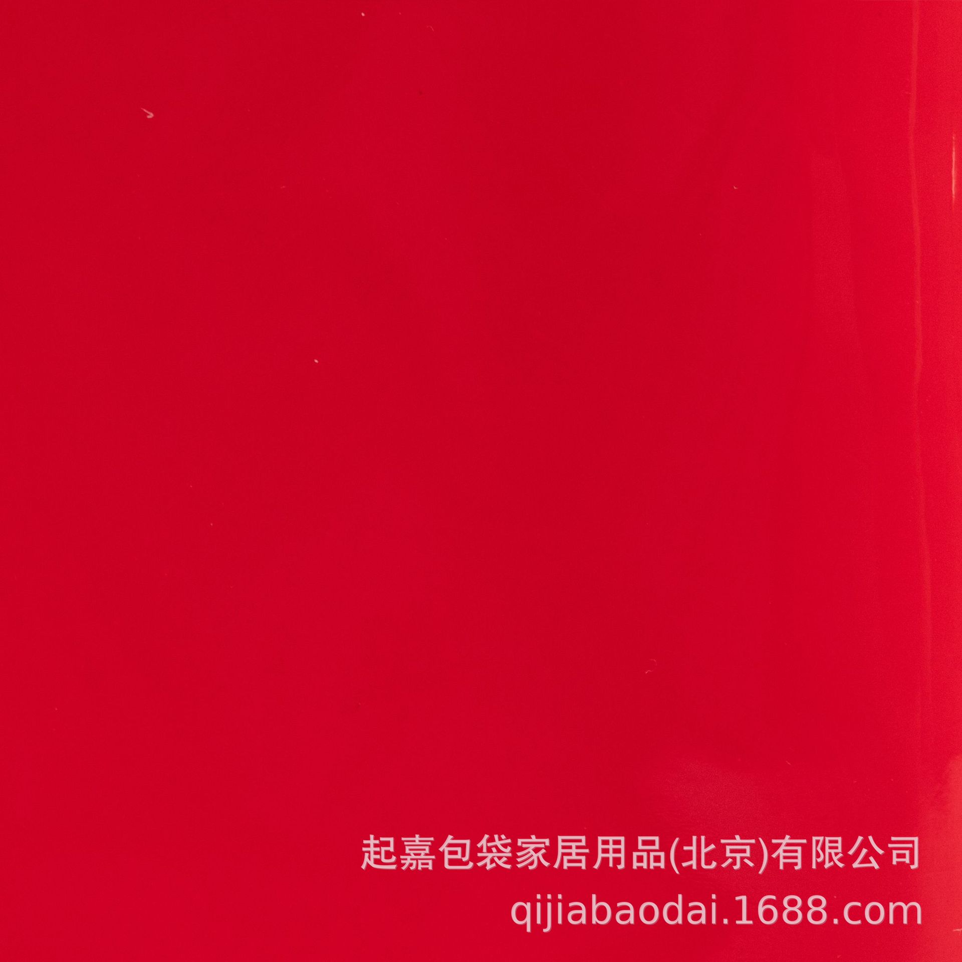 红色漆皮小号镜面pu皮口红包零钱包