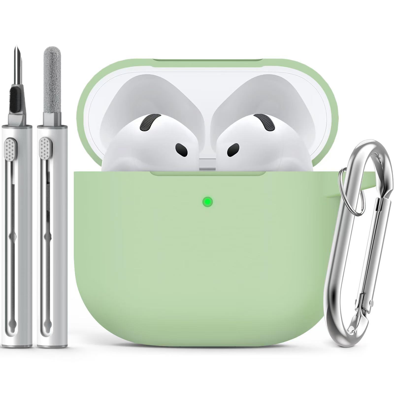 Funda Protectora de Silicona de una Pieza para Apple Airpods Pro3 2025, Color Puro, para Auriculares Bluetooth