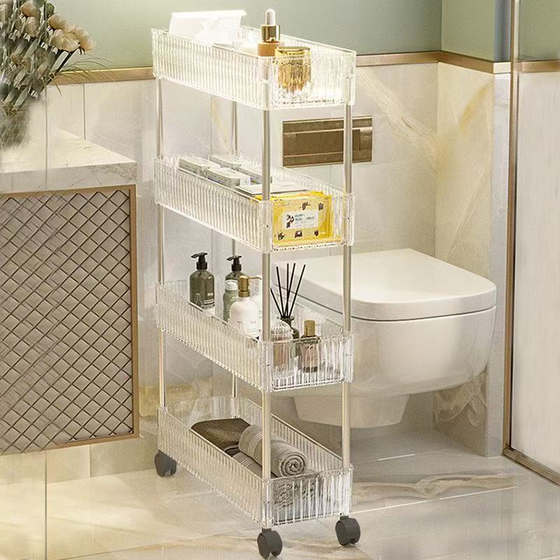 Gap Storage Cabinet, Floor-Standing Storage Rack, Bathroom Wheeled Cart, Bathroom Storage Rack, Narrow Gap Storage Cabinet