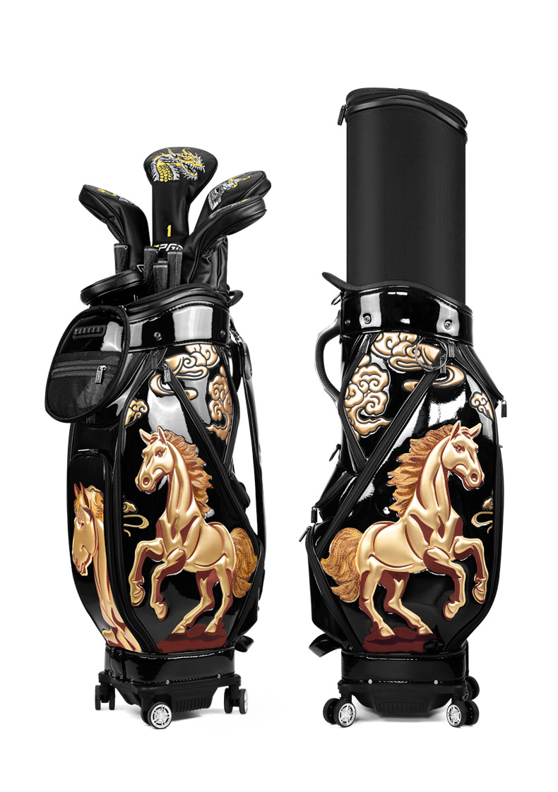 Túi golf PGM vỏ cứng kính thiên văn bốn bánh thêu hình ngựa phi — QB159-Túi kính thiên văn bốn bánh màu đen [Ma to thành công], QB159-Túi bóng dạng ống lồng bốn bánh màu đen [Golden Dragon Takes Flight] chi tiết 40