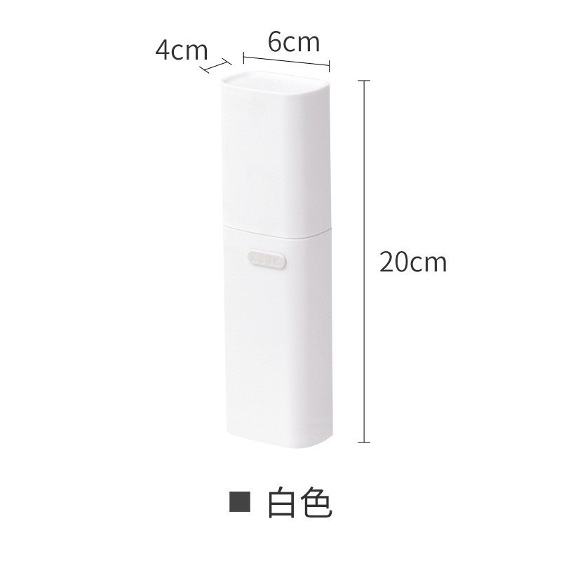 Set de viaje con cepillo de dientes, taza y estuche portátil