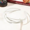 PC elliptical hair hoop-bright face white