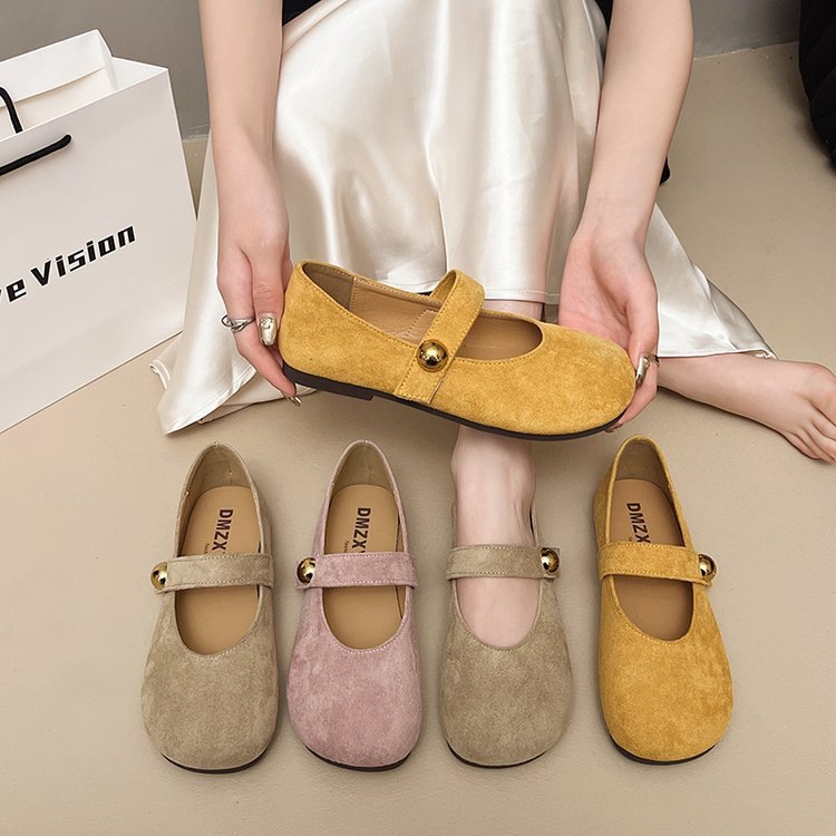 2025 New Soft Sole Style Women's Spring Summer Dress Flat Mary Jane Shoes Versatile Evening Loafers_vogvips.com