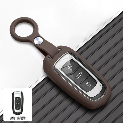 Car key bag: Binyue, Geometry A, Binrui, Xingyue - type-b-ring-brown