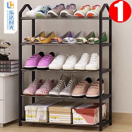 Simple shoe rack multi-layer space-saving home door dormitory storage shoe cabinet rental combination shoe storage rack shelf