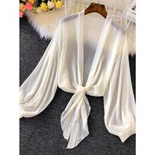 N 12785 UV Protection Summer Chiffon Shirt omen �ļ���ɹѩ