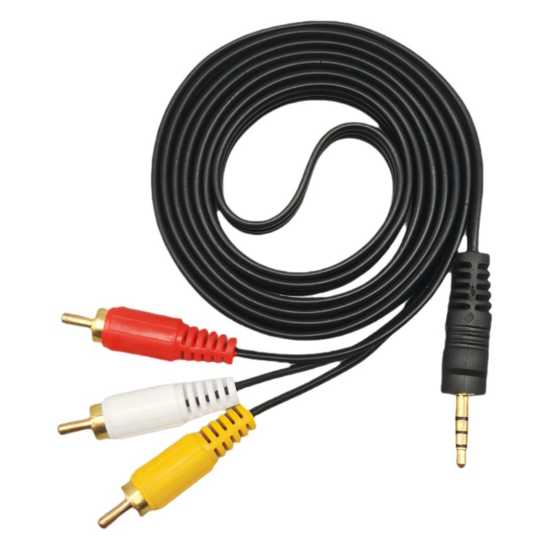 Un minuto tres cable de audio TV por cable DVD Set-Top Box Lotus cable 3,5mm un minuto dos cable de audio AV cable
