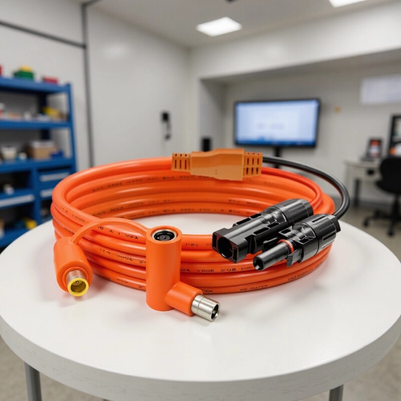 Solar Connector Dc 8mm Adapter Power Cord, Mc4 to Dc7909 to Dc8020