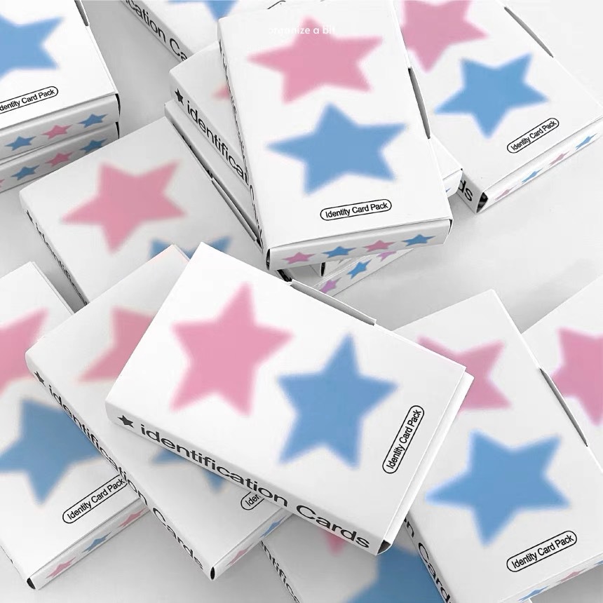 韩国ins同款oab手账素材包ID卡ins小卡明星相片装饰diy身份卡片