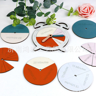 Primary School Learning Tools Clock Model Understanding Time Teaching Aids Children Learn to Recognize Watch Toys Cross-border Wholesale