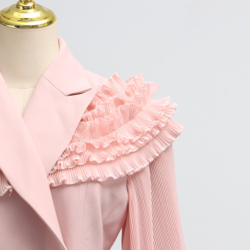 Elegantes Blumen-blusen- Und Rock-set Mit Spitze Für Damen_voghion.com
