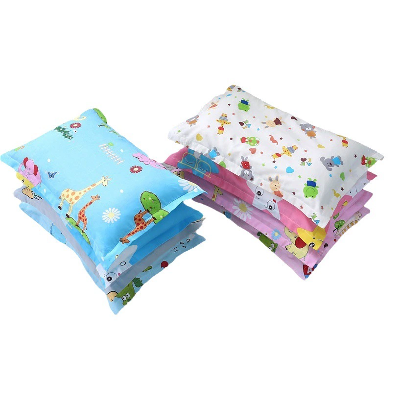 Детская подушка для детского сада, хлопковая наволочка с героями мультфильмов, Детская Хлопковая наволочка в форме ворса, подушка для шеи, оптовая продажа