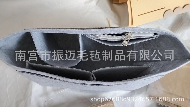 跨境适用于毛毡化妆包多功能龙骧内胆包 可定多款女士收纳包中包|undefined