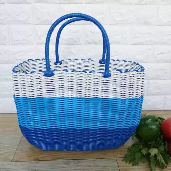Blue and white gradient medium number