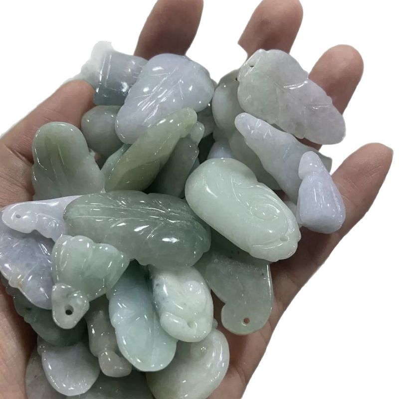ビルマA級翡翠花雑貨ブレスレット翡翠翡翠工芸品生放送展示会ギフト|undefined