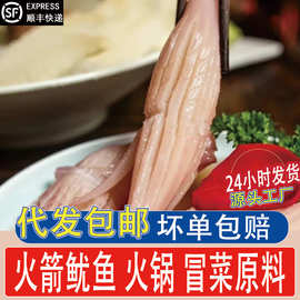 火箭鱿鱼商用鱿鱼须火锅冒菜串串烧烤铁板烧冷冻生鲜食材水发鱿鱼