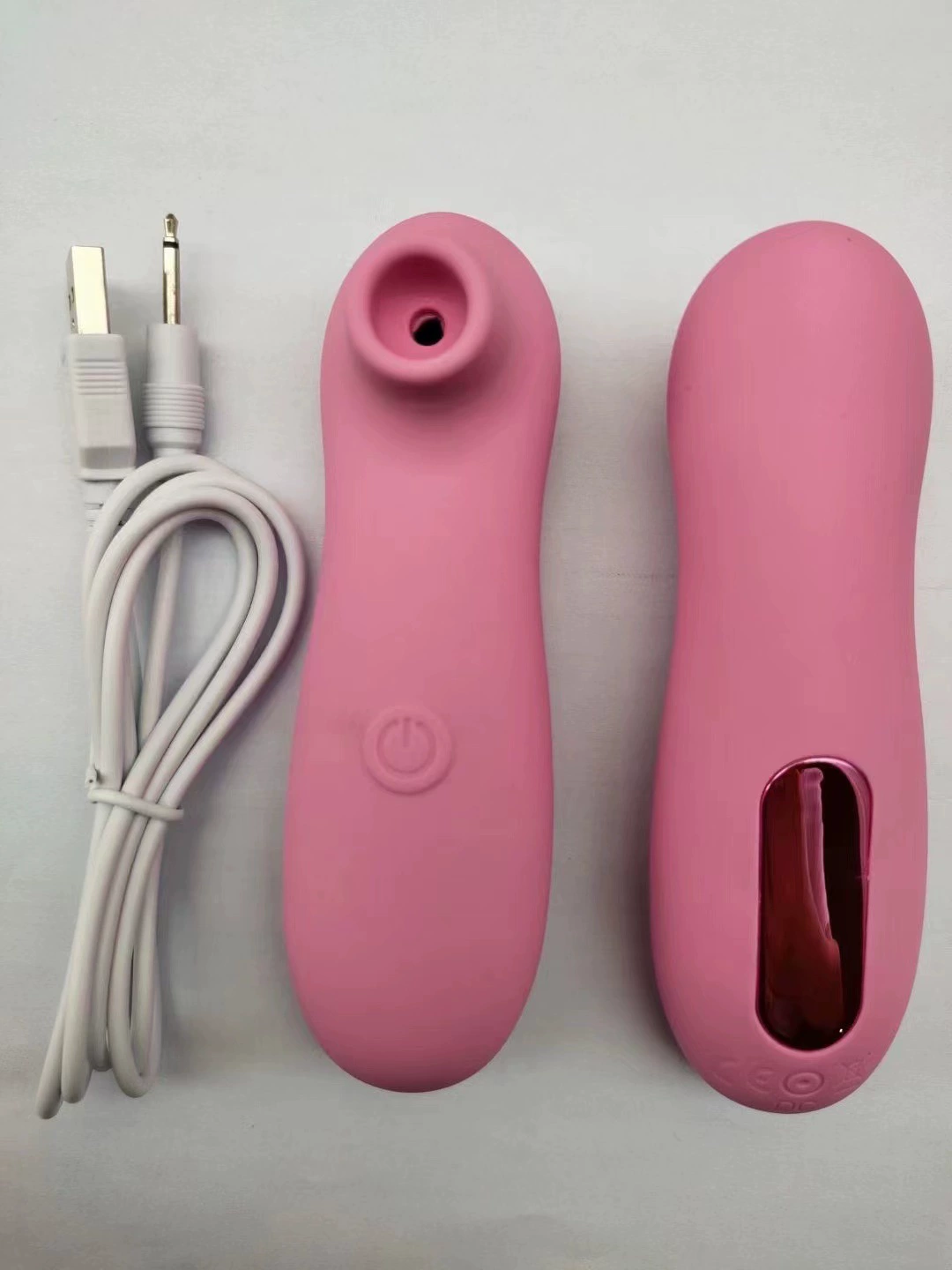 Suction massager, rechargeable handheld stimulator, one‑button 10‑frequency, 15.15 cm