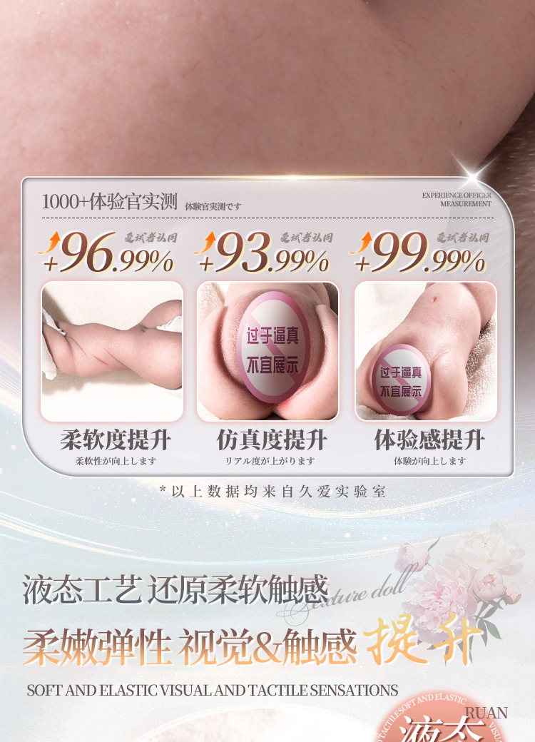 Jiuai Male Masturbation Device Liquid Silicone Manual Stress Relief Cup — detail image 8