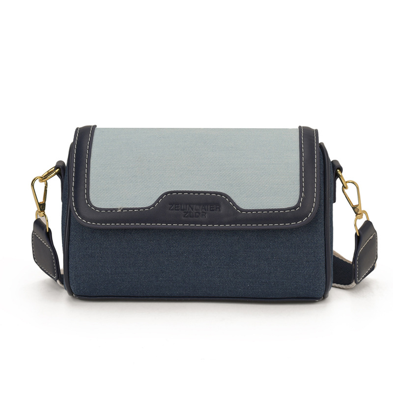 Jeans color casual bolso pequeño para mujeres 2026 nuevo nicho coreano de alto nivel retro versátil bolso de mochila