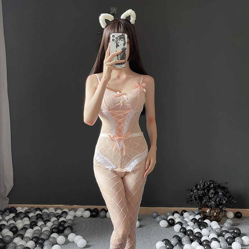 Сексуальное нижнее белье, bodysuit, прозрачный пижам, набор